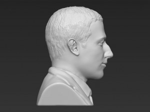 mark zuckerberg bust ready for full color 3d printing 3D Принт Модель