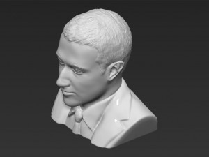 mark zuckerberg bust ready for full color 3d printing 3D Принт Модель