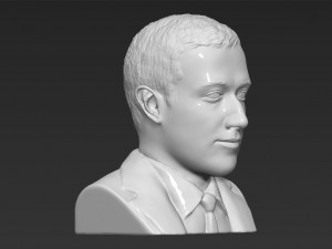 mark zuckerberg bust ready for full color 3d printing 3D Принт Модель
