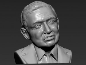 stephen hawking 3d printing ready stl obj 3D-printmodel