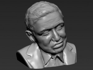 stephen hawking 3d printing ready stl obj 3D-printmodel