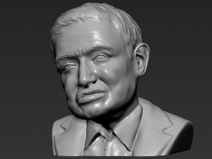 stephen hawking 3d printing ready stl obj 3D-printmodel