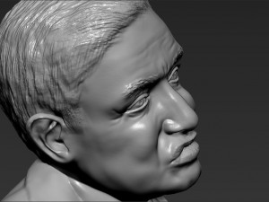 stephen hawking 3d printing ready stl obj 3D-printmodel