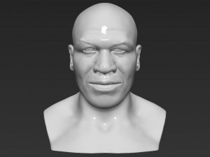 mike tyson bust 3d printing ready stl obj 3D Print Model