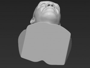 mike tyson bust 3d printing ready stl obj 3Dプリントモデル