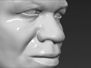 mike tyson bust 3d printing ready stl obj 3Dプリントモデル