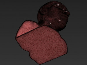 mike tyson bust 3d printing ready stl obj 3Dプリントモデル