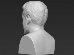 tony stark robert downey jr iron man bust ready for 3d printing Modelo de Impressão 3D