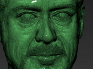 tony stark robert downey jr iron man bust ready for 3d printing Modelo de Impressão 3D
