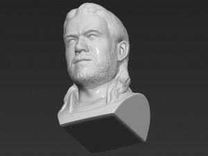 thor chris hemsworth avengers bust 3d printing ready stl obj 3D 프린트 모델
