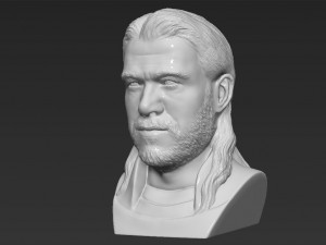 thor chris hemsworth avengers bust 3d printing ready stl obj 3D 프린트 모델