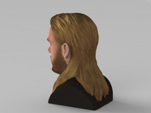 thor chris hemsworth avengers bust full color 3d printing ready 3D 프린트 모델