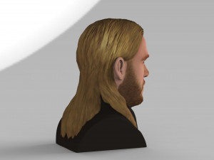 thor chris hemsworth avengers bust full color 3d printing ready 3D 프린트 모델