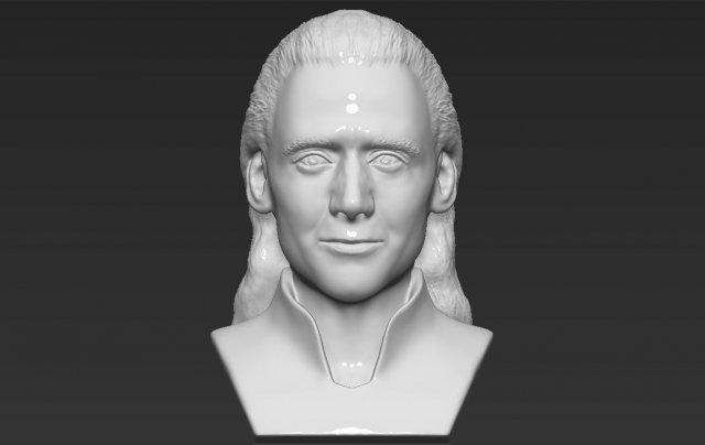loki bust 3d printing ready stl obj 3D Baskı Modeli .c4d .max .obj .3ds .fbx .stl .blend 