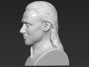 loki bust 3d printing ready stl obj 3D Baskı Modeli
