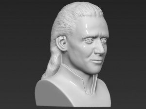 loki bust 3d printing ready stl obj 3D Baskı Modeli