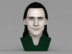 loki bust ready for full color 3d printing 3D Print Model