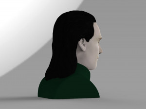 loki bust ready for full color 3d printing Modello di stampa 3D