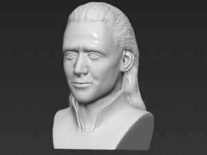 loki bust ready for full color 3d printing Modello di stampa 3D