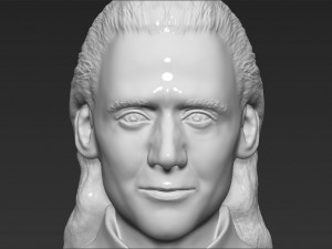loki bust ready for full color 3d printing Modello di stampa 3D