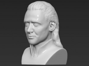 loki bust ready for full color 3d printing Modello di stampa 3D