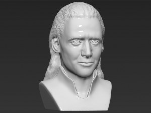 loki bust ready for full color 3d printing Modello di stampa 3D