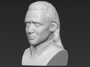 loki bust ready for full color 3d printing Modello di stampa 3D