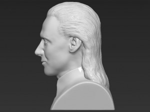 loki bust ready for full color 3d printing Modello di stampa 3D