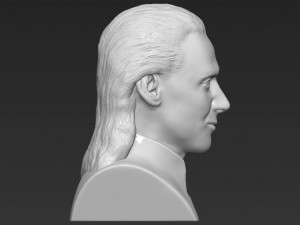 loki bust ready for full color 3d printing Modello di stampa 3D