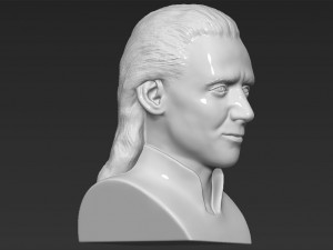 loki bust ready for full color 3d printing Modello di stampa 3D