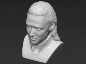 loki bust ready for full color 3d printing Modello di stampa 3D