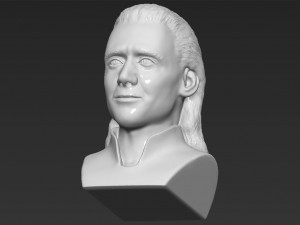 loki bust ready for full color 3d printing Modello di stampa 3D