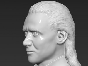 loki bust ready for full color 3d printing Modello di stampa 3D