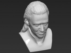 loki bust ready for full color 3d printing Modello di stampa 3D