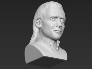 loki bust ready for full color 3d printing Modello di stampa 3D
