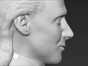 loki bust ready for full color 3d printing Modello di stampa 3D