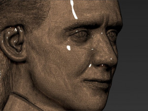 loki bust ready for full color 3d printing Modello di stampa 3D