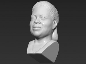 oprah winfrey bust 3d printing ready stl obj 3D-Druckmodell