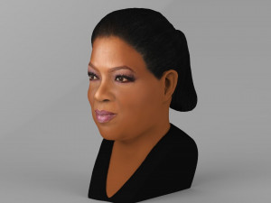 oprah winfrey bust ready for full color 3d printing Modelo de impresión 3D