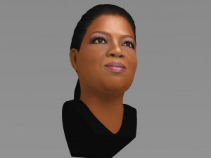 oprah winfrey bust ready for full color 3d printing Modelo de impresión 3D