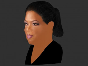oprah winfrey bust ready for full color 3d printing Modelo de impresión 3D