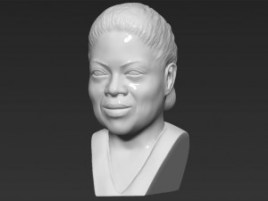 oprah winfrey bust ready for full color 3d printing Modelo de impresión 3D