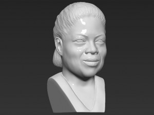 oprah winfrey bust ready for full color 3d printing Modelo de impresión 3D