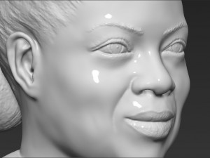 oprah winfrey bust ready for full color 3d printing Modelo de impresión 3D