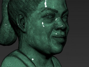 oprah winfrey bust ready for full color 3d printing Modelo de impresión 3D