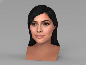 kylie jenner bust ready for full color 3d printing Modelo de impresión 3D