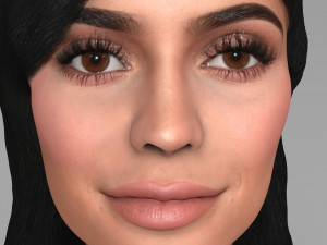 kylie jenner bust ready for full color 3d printing Modelo de impresión 3D