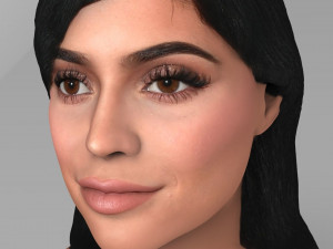 kylie jenner bust ready for full color 3d printing Modelo de impresión 3D