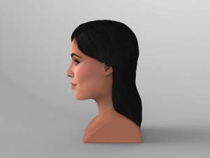kylie jenner bust ready for full color 3d printing Modelo de impresión 3D