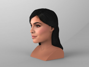 kylie jenner bust ready for full color 3d printing Modelo de impresión 3D